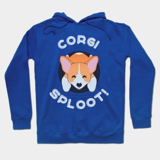 Corgi Sploot Design - Cute Funny Gift for Dog Owners Hoodie